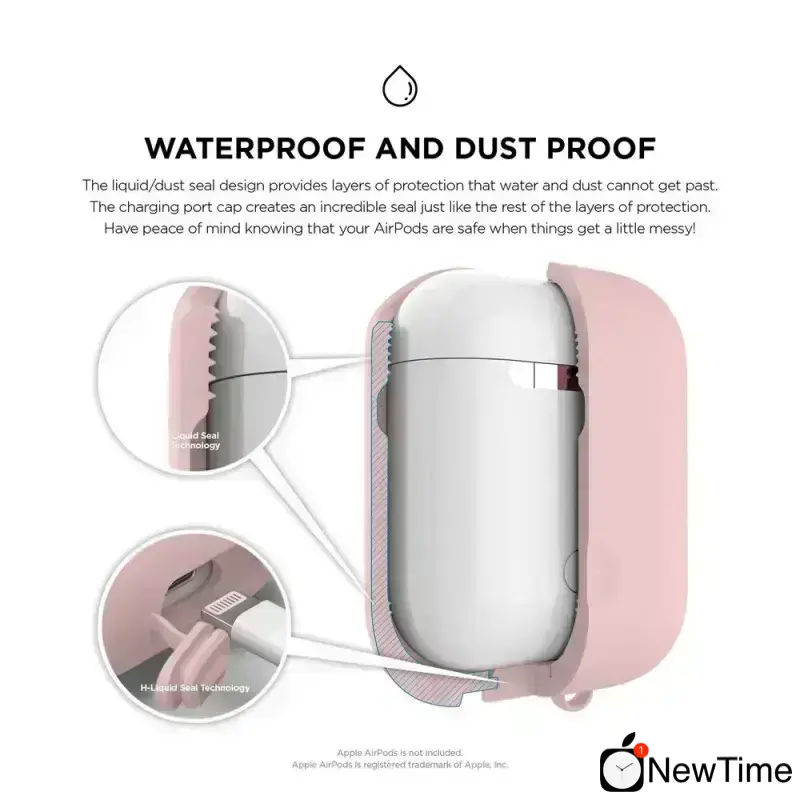 Elago Waterproof Case Lovely Pink for Airpods (EAPWF-BA-LPK) 